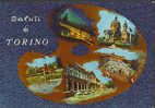 A1987 Saluti Da Torino Con Una Tavolozza Da Pittore - Art, Peinture, Painting /   Viaggiata 1970 - Panoramische Zichten, Meerdere Zichten