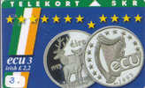 Denmark ECU EIRE * IRELAND  (3) PIECES ET MONNAIES MONNAIE COINS MONEY PRIVE 3.000 EX - Stamps & Coins