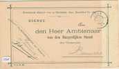 HANDGESCHREVEN BURGEMEESTERSKAART Uit 1879 Van EDAM Naar BEEMSTER  (3708) - Other & Unclassified