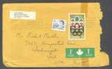 Canada 1st Class Label OTTAWA 1976 Cover Lettre INDIANAPOLIS United States Olympic Games QEII - Cartas & Documentos