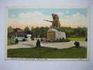 Memphis Tn   Dough Boy Statue Overton Park  Vintage Wb - Memphis
