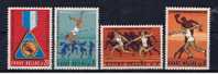 GR Griechenland 1969 Mi 1006-09 Mnh Leichtathletikmeisterschaften - Ungebraucht