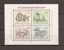 GERMANY DEUTSCHE BUNDESPOST BERLIN JOH. JAHRE BERLINER ZOO (BLOCK) 1969 / MNH / B 2 - Blocks & Sheetlets