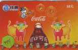 Télécarte  COCA COLA * VACHE (499) COW * BULL * KOE * STIER * ZODIAQUE * ZODIAC * STERNZEICHEN * HOROSCOOP * TAURUS - Cows