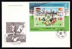 Romania 1988 Germany European Champion ,Football,soccer,FDC 2 COVERS SS - Championnat D'Europe (UEFA)