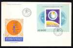 ROMANIA 1981, FDC,1 COVERS,ALIGNEMENT RARE DES PLANETS EN 1982   BLOCK - FDC