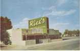 Amarillo Texas, Route 66 Rice's Restaurant Dining Salon, On C1950s Vintage Postcard - Route '66'