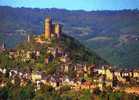 12 NAJAC Vue De La Cite Dominee Par Le Chateau - Najac