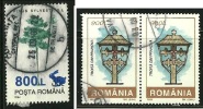 ● ROMANIA - 1998 - ALBERI S. - N.° 4446 E 4439  Usati - Cat. ? € - Lotto N. 386 /38 - Gebraucht