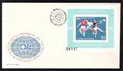 Romania FDC 1974 MUNCHEN World Cup,Football,soccer, BLOCK. - FDC