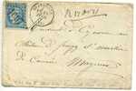 FRANCE 1871 LETTRE DE GRAND LUCE  A MAYENCE  Y&T #46 - 1870 Emission De Bordeaux