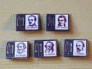 PINS Of The USSR, 1973г, WRITERS –5 Pieces. - Berühmte Personen