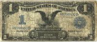 USA  UNITED STATES $1 SILVER  CERTIFICATE  BLUE SEAL SERIES 1899  VG P338b READ DESCRIPTION CAREFULLY !!! - Certificaten Van Zilver (1878-1923)