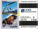 Schweiz: Lenk Bergbahnen. Lenk - Leiterli - Stoss - Lenk - Europa