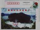 Dam Flood Discharge,China 1999 Xin'anjiang Hydropower Station Advertising Postal Stationery Card - Agua