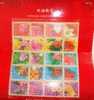 Folder 2001 Greeting Stamps Flower Rose Sunflower Lily Cuckooflower Christmas - Rozen