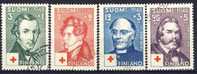 Finland 1948. Red Cross Charity. Michel 349-52. Cancelled (o) - Used Stamps