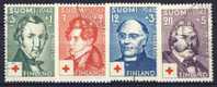 Finland 1948. Red Cross Charity. Michel 349-52. Cancelled (o) - Used Stamps