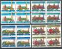 BULGARIA / BULGARIE - 1996 - Steam Locomotives - Bl.de 4 Obl - Used Stamps