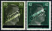 Austria #403-04 Mint Hinged 30 & 42pf Overprinted From 1945 - Unused Stamps