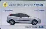 # GERMANY S01_99 Ford Focus 12 Uniqa 03.99  -car,voiture- Tres Bon Etat - S-Series : Guichets Publicité De Tiers