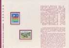 Folder 1979 Environmental Protection Stamps Cartoon Mount River Clouds - Climate & Meteorology