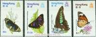 1979 HONG KONG BUTTERFLY 4V MNH(HIGN CV) - Nuevos