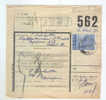 799/15 - Formule De Colis TP Exportation 4 F Seul ALVERINGHEM 1950 - RARE Sans Aucun Timbre Chemin De Fer - 1948 Exportation