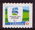 2009 - Canada Mascots & Emblems 2010 WINTER PARALYMPIC GAMES Stamp FU - Gebraucht