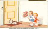 Illustrateur- Ref B184- Humour -humoristique - Illustrateur Wills - Enfants Et Petit Chien -carte Bon Etat - Wills, John