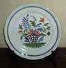 Assiette Decor Fleuri En Faience Ancienne - Bord - Plate - AS1999 - Other & Unclassified