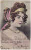 AK DAMME GLAMOUR LADY ZAUBER-DAME SIGNIERT: E.LÖFFLER LOVAT  OLD POSTCARD 1901 # 2 - Löffler