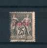 - FRANCE . LEVANT . 25C. ALLEGORIQUE SURCHARGE 1886. OBLITERE . CHARNIERE - Used Stamps