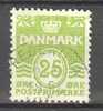 Denmark 1965 Mi. 427x   25 Ø Numeral Wellenlinien Normal Papier - Used Stamps