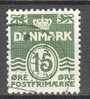 Denmark 1965 Mi. 410x   15 Ø Numeral Wellenlinien Normal Papier - Used Stamps