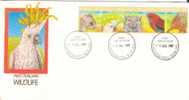 AUSTRALIA  FDC WILDLIFE  ANIMAL  PARROT BIRD  5 SE-TENANT STAMPS  DATED 01-07-1987 CTO SG? READ DESCRIPTION !! - Cartas & Documentos