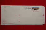 Taiwan 2008 Pre-stamp Domestic Ordinary Mail Cover Temple Buddhism Architecture Relic Postal Stationary - Entiers Postaux