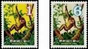 1979 Chinese New Year Zodiac Stamps  - Monkey Forest 1980 - Chinees Nieuwjaar