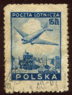 Pays : 390,3 (Pologne : République Populaire)  Yvert Et Tellier N° : Aé    12 (o) - Used Stamps