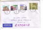 GOOD POLAND Postal Cover To ESTONIA 2007 - Good Stamped: Architecture ; Easter - Storia Postale