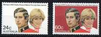Australia 1981 Royal Wedding Charles & Diana MNH - Mint Stamps