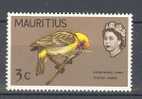 Mauritius 1965 SG. 318    3 C. Bird Rodriguez Fody MNH** - Mauritius (...-1967)