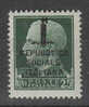 Italia  -   1944.  Rep. Soc. Italiana  25 C. Verde.  Integro - Mint/hinged