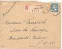 N° Y&t  181    LETTRE  AVEC CORRESPONDANCE    PARIS Vers  BRIE COMTE  Le 02 AVRIL  1929 - Briefe U. Dokumente