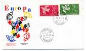 ITALY 1961 Europe Cpl Set Of 2 On FDC - 1961