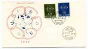 ITALY 1959 Europe Cpl Set Of 2 On FDC - 1961