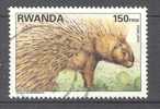Rwanda 1995 Mi. 1463 A    150 Fr Tiere Animals Stachelschwein - Gebruikt