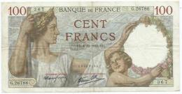 Billet 100 Francs Sully SB.4.12.1941.SB - 100 F 1939-1942 ''Sully''