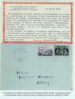 5) Italia - Occupazione Di Cefalonia E Itaca - Raro Documento Postale: Francobolli Con Soprastampa Di Itaca Del  1941 - Cefalonia & Itaca