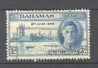Bahamas 1938 SG. 177    3d. King George VI. Victory - 1859-1963 Crown Colony